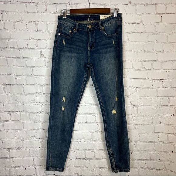 Pistola Distressed Skinny Zipper Jeans size 28 - Picture 1 of 12
